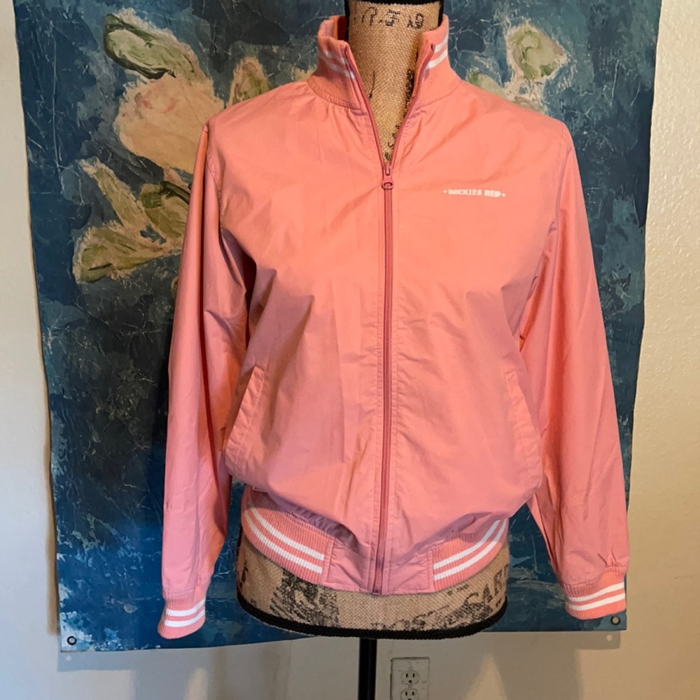 Vintage Y2K Dickies Pink Bomber Jacket